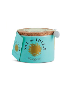 Flor de sal bote ceramica 150g Sal de Ibiza